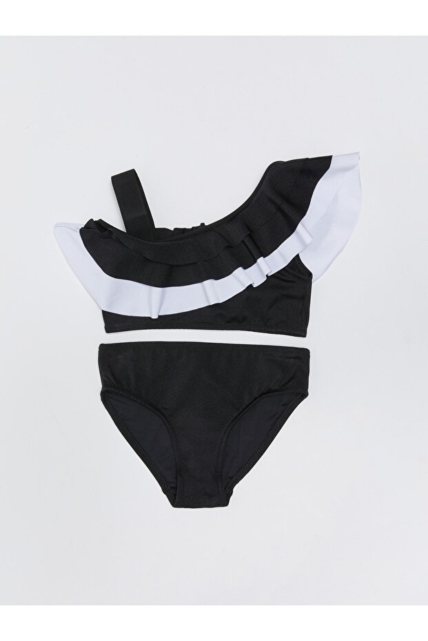 Ruffle Detailed Girl's Bikini