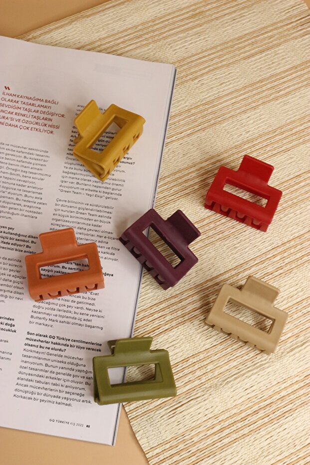 مشبك مزلاج مربع متوسط الحجم - 6