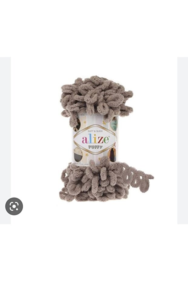 Alize (5 Pieces) Puffy 530 Hand Knitted Threads Slippers Blanket Thread Scarf Cardigan Mop Thread
