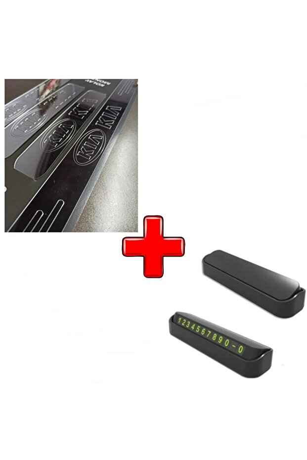 Door Sill and Covered Number Register Compatible with Kia Ceed (Parking Tel)