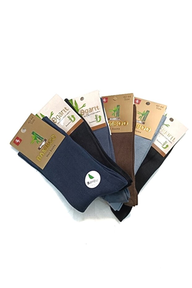 Seamless Men's Socks 6 Pieces Mixed Color