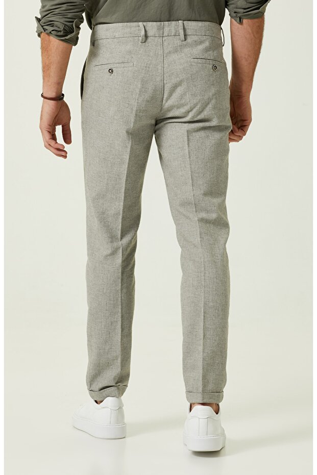 Haki Duble Paça Pantolon - 3