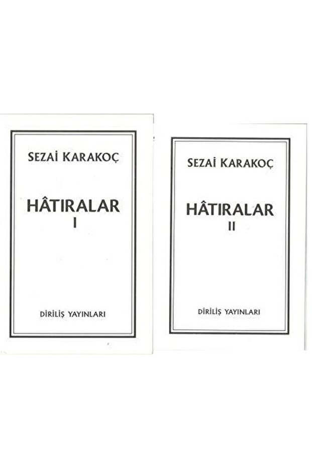 Hatıralar 1 - 2 / Sezai Karakoç / / 4440000002672