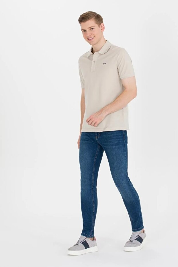 Ανδρικό μπλουζάκι Polo Neck Basic - 2