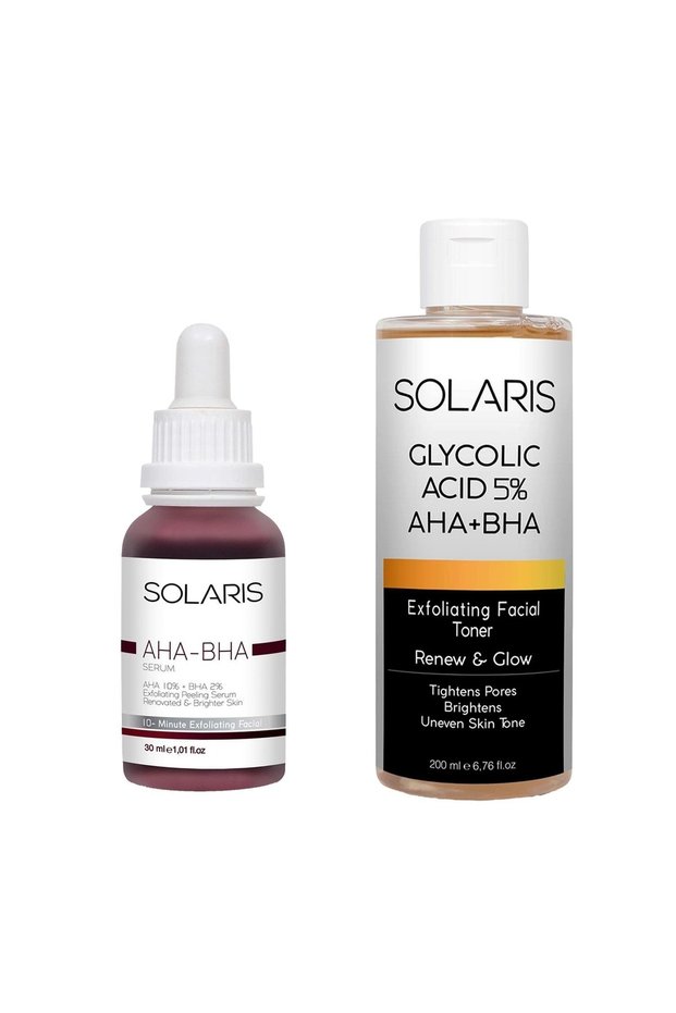 Skin Tone Evening Revitalizing Aha 10% Bha 2% Serum (30 ML) and Pore Tightening Aha Bha