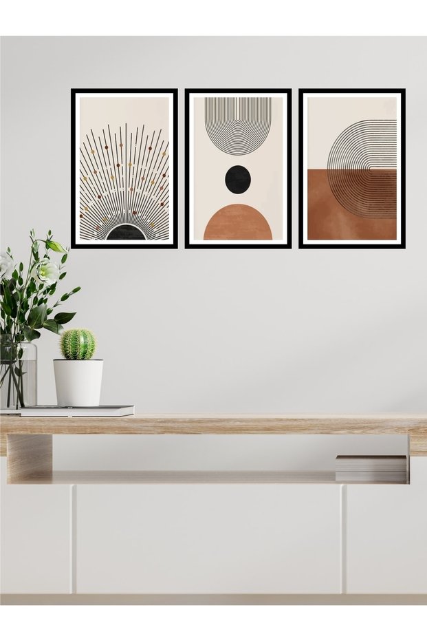 3 Piece Frame Look - Table Set for Living Room Living Room Bedroom Kitchen Office Entrance