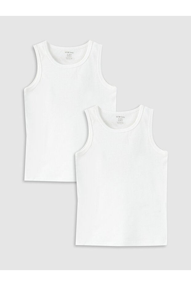 Bisiklet Yaka Basic Erkek Bebek Atlet 2'li - 1