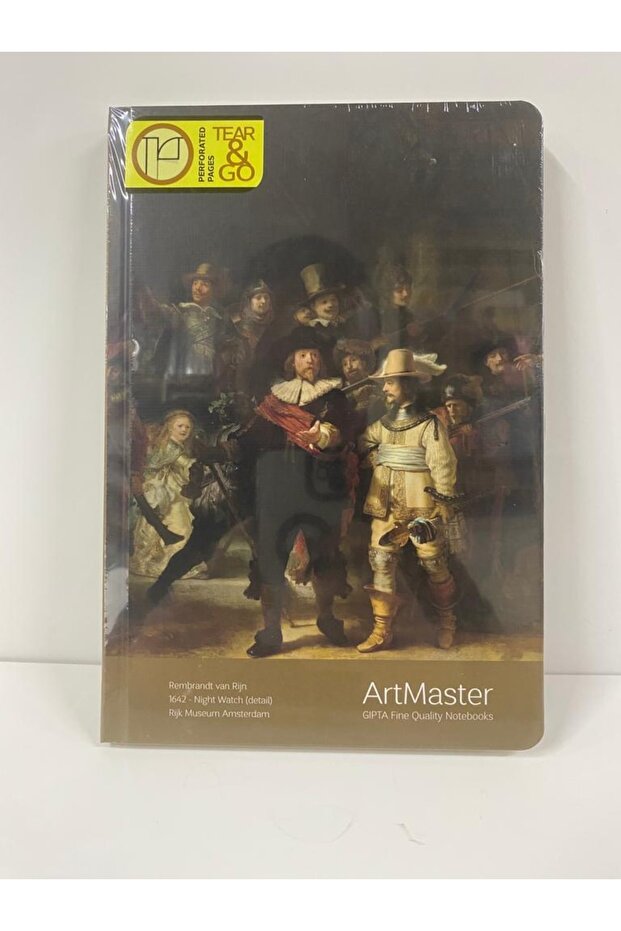 دفتر ملاحظات Art Master غطاء صلب مخطط بخيوط 120 ورقة 17x24