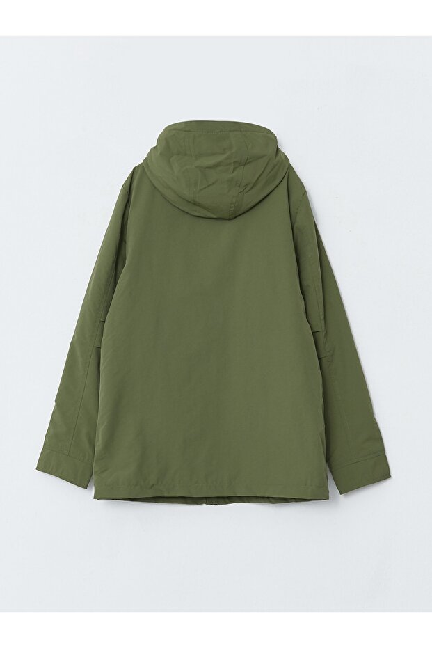 Kapüşonlu Basic Erkek Çocuk Mont - 2