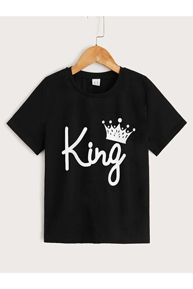 تي شيرت للأولاد بطبعة King