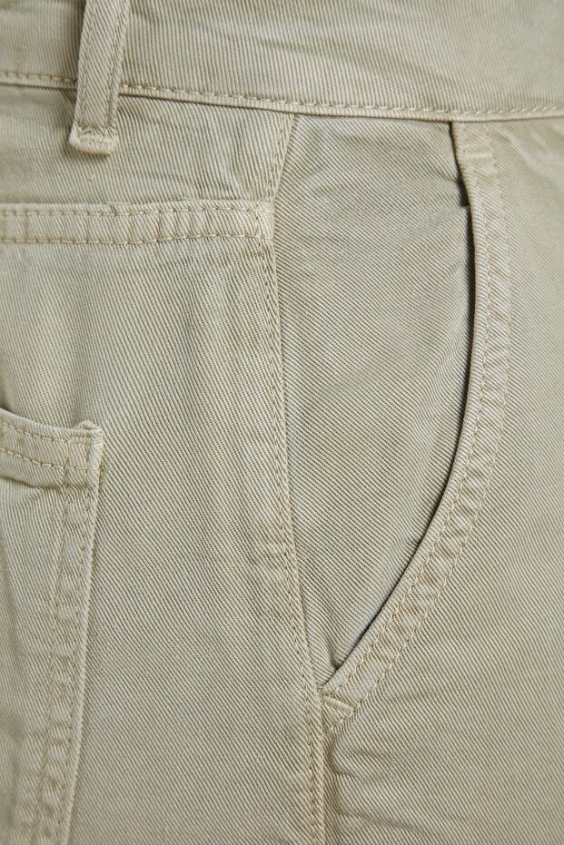 More Sustainable Mint %100 Tencel™ Düşük Bel Wide Leg Jeans TWOSS23JE00219 - 10