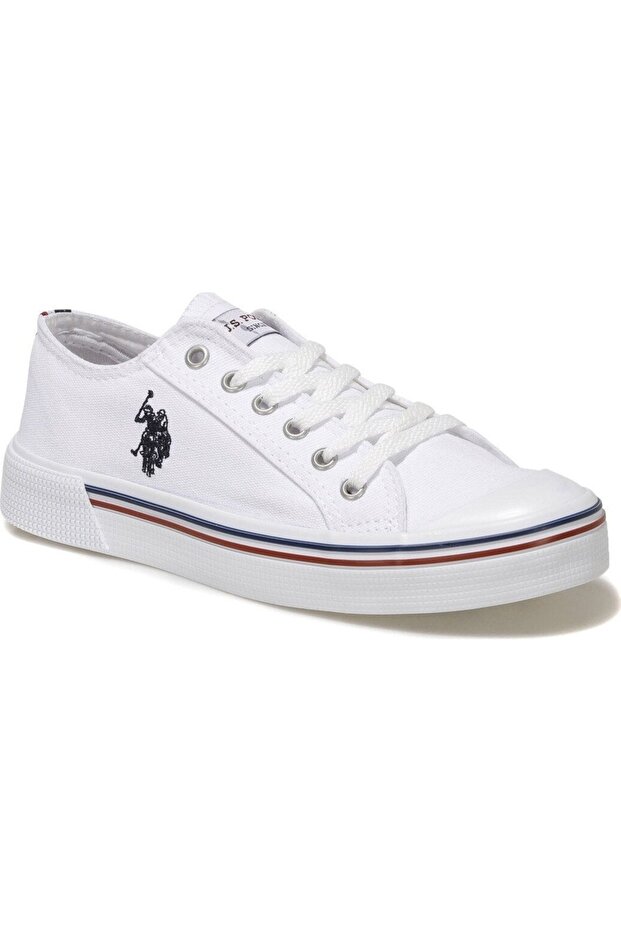 Penelope White Summer Linen Women's Sneakers
