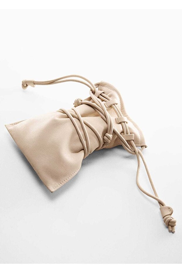 Mini Deri Bucket Çanta - 5