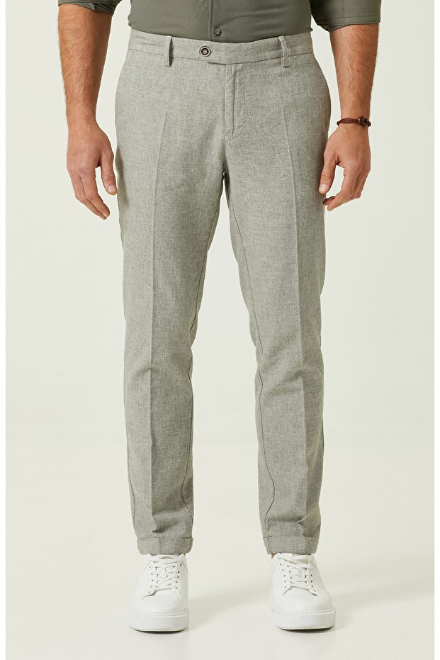 Haki Duble Paça Pantolon - 2