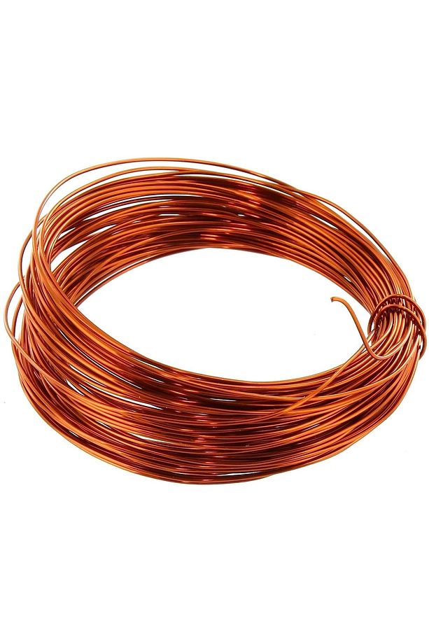 10 Metre Emaye Kaplı Bakır Tel Emaye Bobin Teli 1,5 Mm Çap - - 2