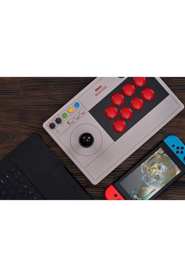 Arcade Stick Bluetooth Kablosuz Nintendo Switch , Pc, Macos, Steam & Raspberry Pi Uyumlu - 4