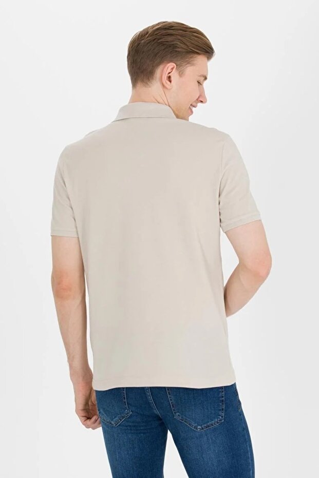 Ανδρικό μπλουζάκι Polo Neck Basic - 5