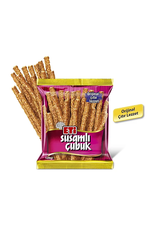 Susamlı Çubuk Kraker 120 g x 10 Adet - 3