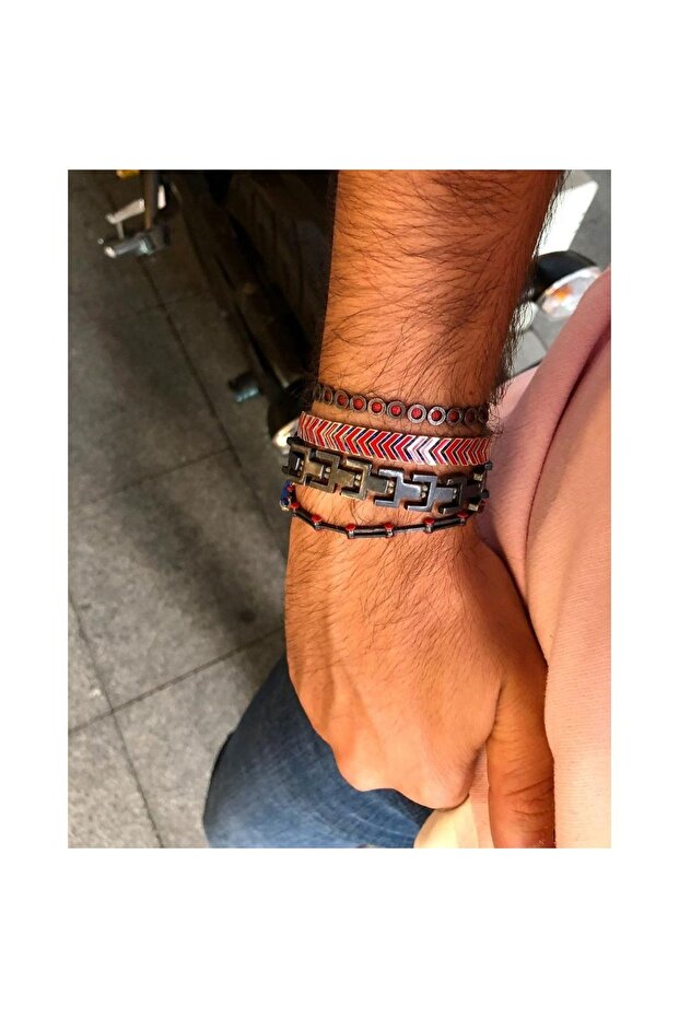 Bronz Mini Circle Bileklik - 3