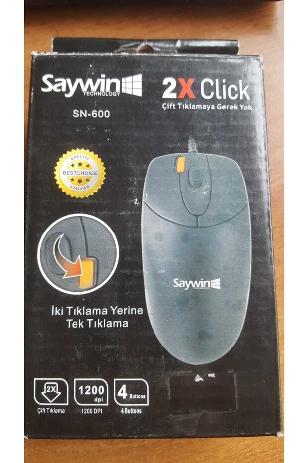 Sn-600 2x Click Mouse "iki Tıklama Yerine Tek Tıklama" - 2