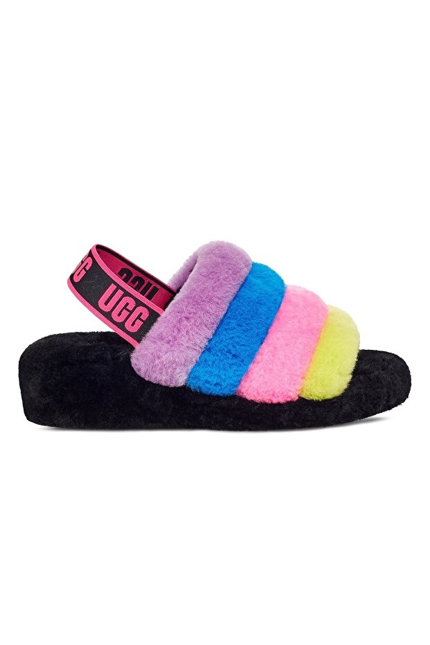 Kadın Black / Taffy Pınk Multı Terlik - 5