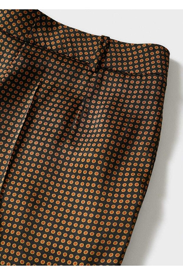 Gemusterte Satinhose - 8