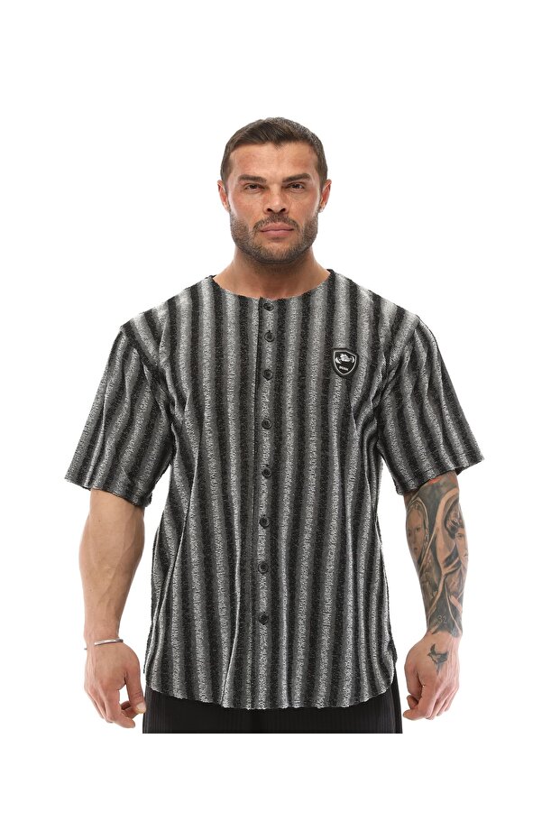 Oversize T-shirt Cotton Men's Sports Shirt 5053