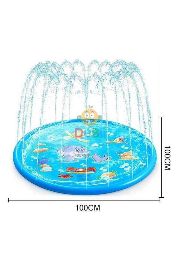 Fıskıyeli Su Fışkırtan Oyun Matı Su Havuzu Su Kaydırağı 100 Cm - 4