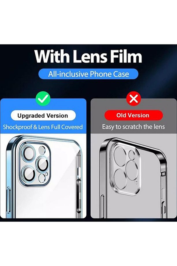 Iphone 14 Pro Max Kılıf Magsafe Şarj Özellikli Kamera Ve Lens Korumalı Esnek Silikon Dempre Case - 3