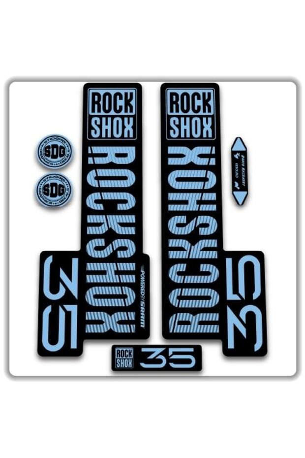 Rockshox 35 Fork Stickers 2020