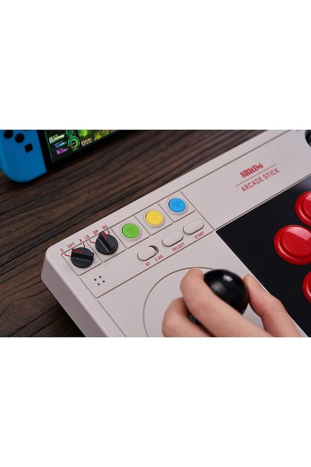 Arcade Stick Bluetooth Kablosuz Nintendo Switch , Pc, Macos, Steam & Raspberry Pi Uyumlu - 5