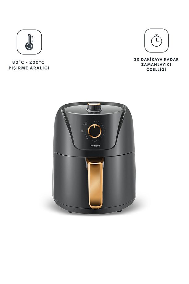Airfryday 2505h 8 Farklı Programlı, Yağsız fritöz 4,3 Litre Airfryer - 6