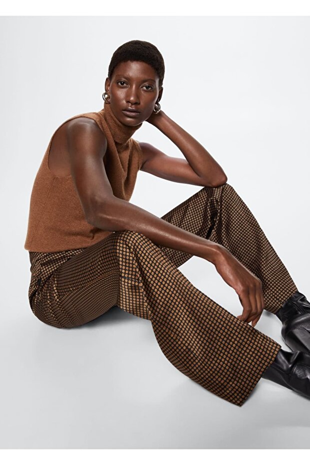 Gemusterte Satinhose - 5