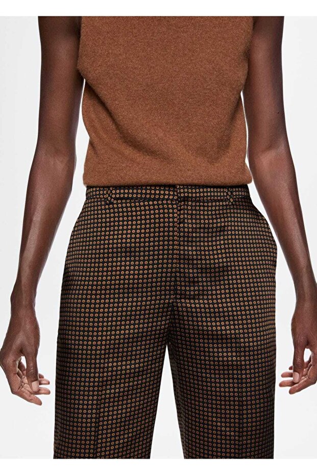 Gemusterte Satinhose - 7