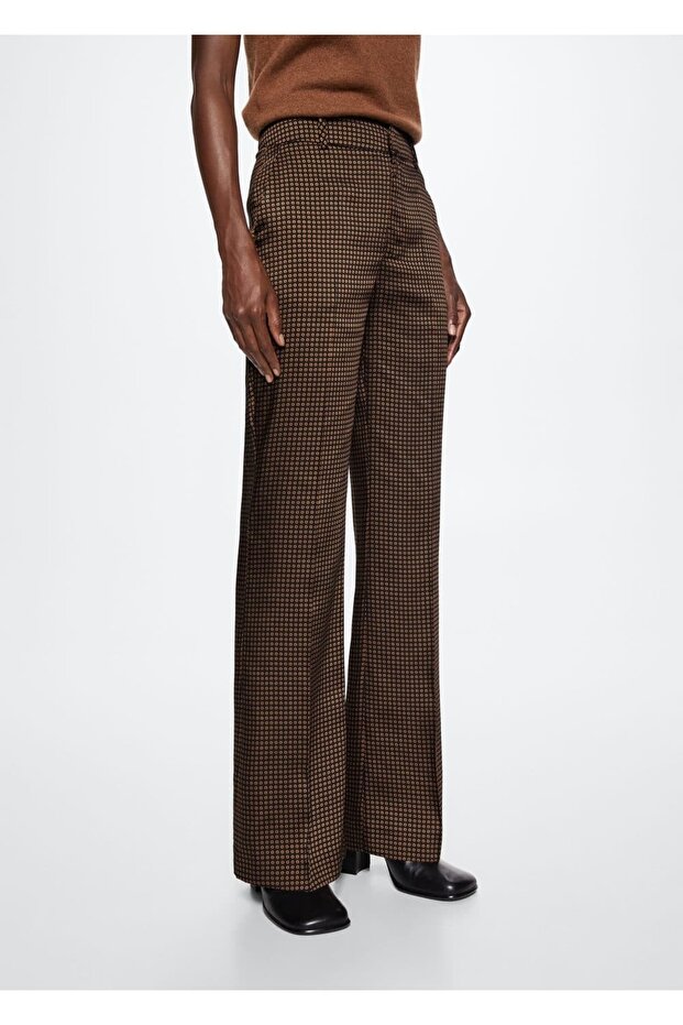 Gemusterte Satinhose - 6