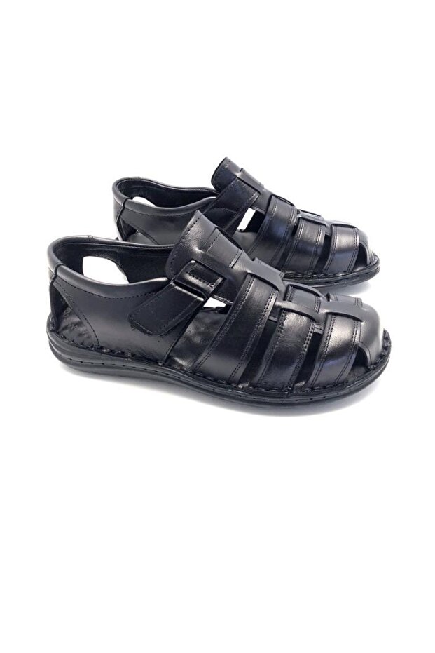 Genuine Leather Massage Orthopedic Lightweight Men's Sandals