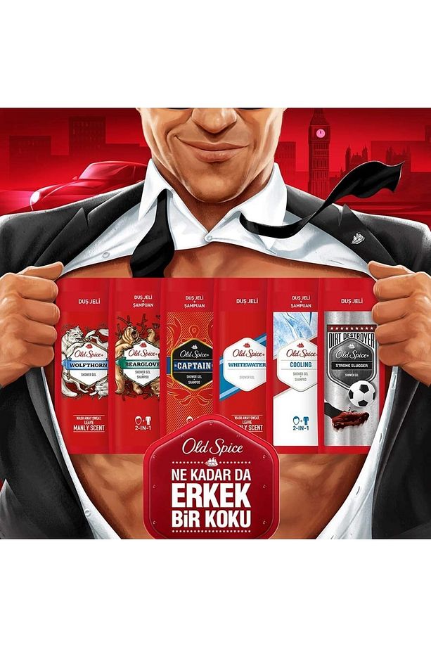 Old Spice Duş Jeli & Şampuan 2 X 400 Ml Cooling - 5
