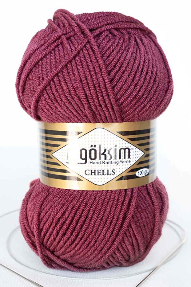 Chells Hand Knitting Yarn Taka Yarn (9586-k.rose)