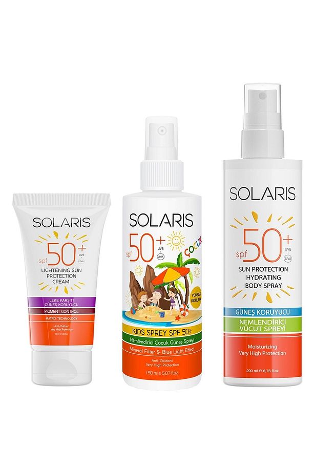 Güneş Kremi Leke Karşıtı Spf 50+ (50 Ml) Ve Çocuk Güneş Kremi Sprey Spf 50+ (150 Ml) Ve Yeti - 1