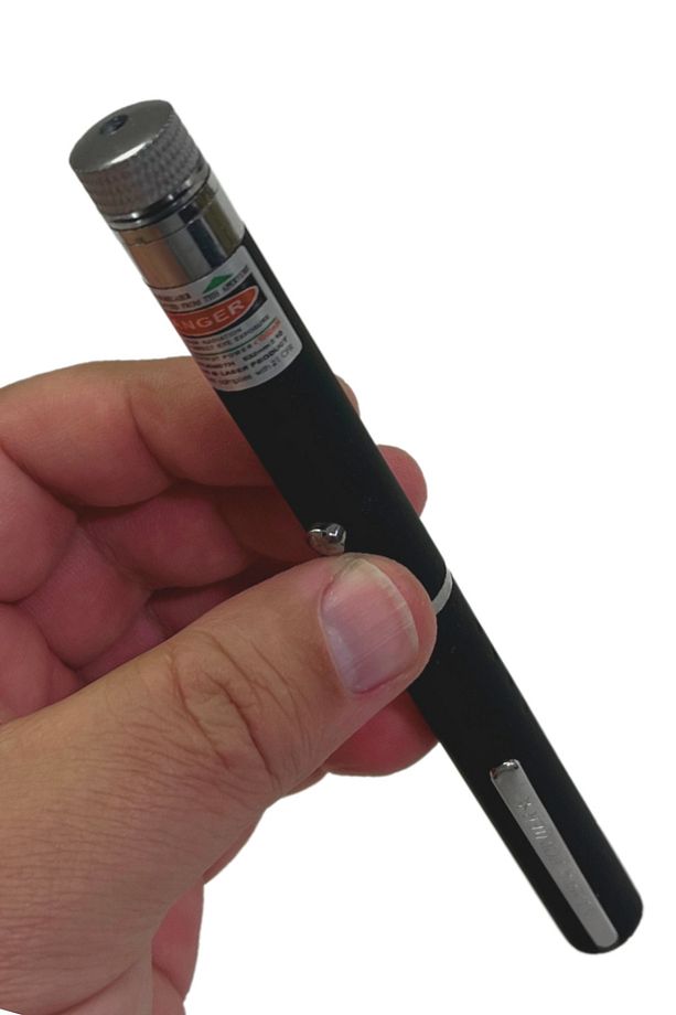 Green Pointer Lazer Güçlü Yeşil Gece Işığı Beş Modlu ( 5 Adet Başlık ) - 2