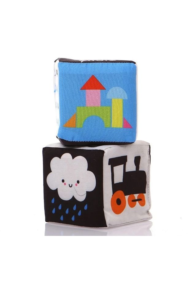 Toys Eğitici Çıngıraklı Renkli Küpler Szy241 - 4