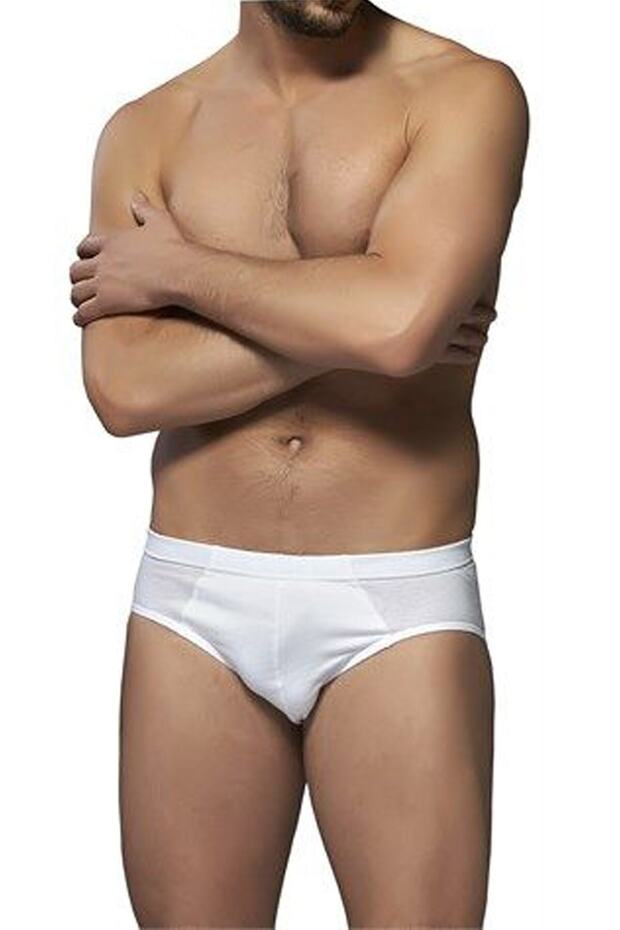 Erkek Beyaz Slip - 1