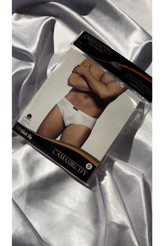 Erkek Beyaz Slip - 3