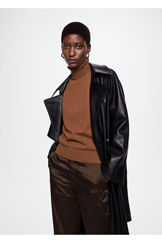 Gemusterte Satinhose - 1