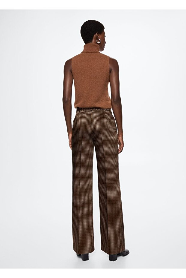 Gemusterte Satinhose - 4