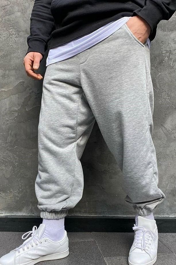 Erkek Oversize Eşofman Altı - 4