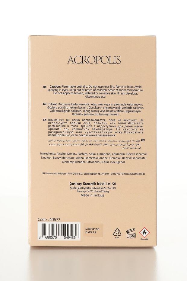 Acropolıs Erkek Parfümü - 100 Ml - 6