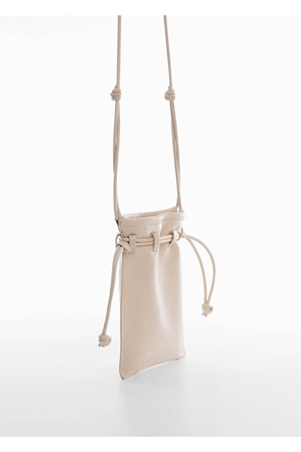 Mini Deri Bucket Çanta - 1