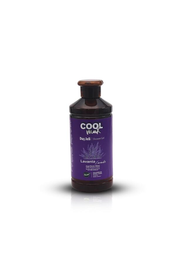 Cool Max Vegan Plant Extract 400 ml Shower Gel Lavender 2 Pieces
