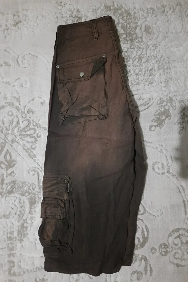 Kuşaklı Kargo Şort - 2